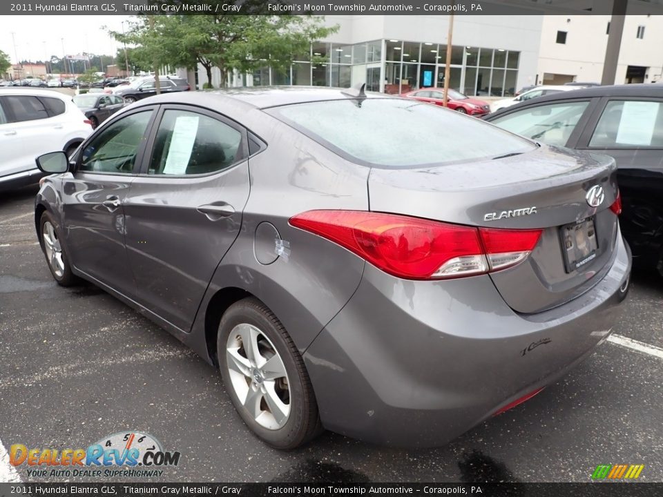 2011 Hyundai Elantra GLS Titanium Gray Metallic / Gray Photo #2