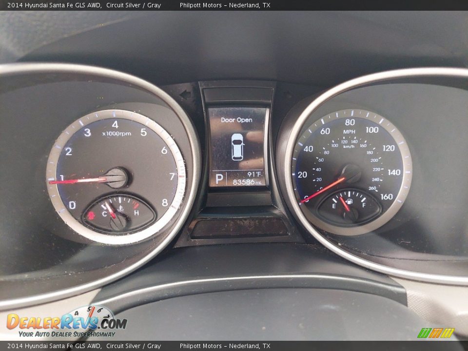 2014 Hyundai Santa Fe GLS AWD Gauges Photo #22