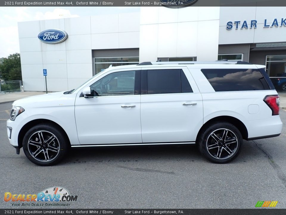 2021 Ford Expedition Limited Max 4x4 Oxford White / Ebony Photo #2