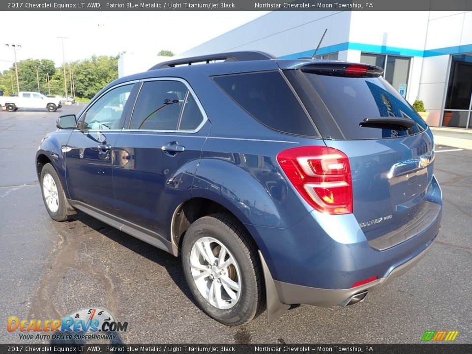 2017 Chevrolet Equinox LT AWD Patriot Blue Metallic / Light Titanium/Jet Black Photo #4