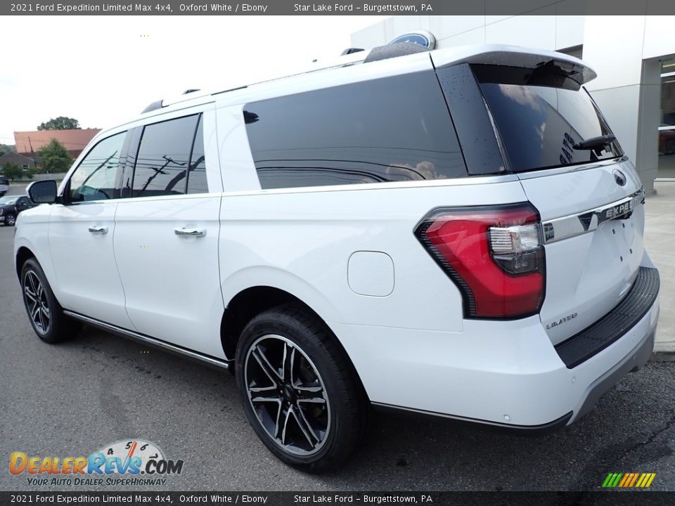 2021 Ford Expedition Limited Max 4x4 Oxford White / Ebony Photo #3
