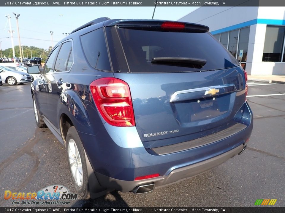 2017 Chevrolet Equinox LT AWD Patriot Blue Metallic / Light Titanium/Jet Black Photo #5