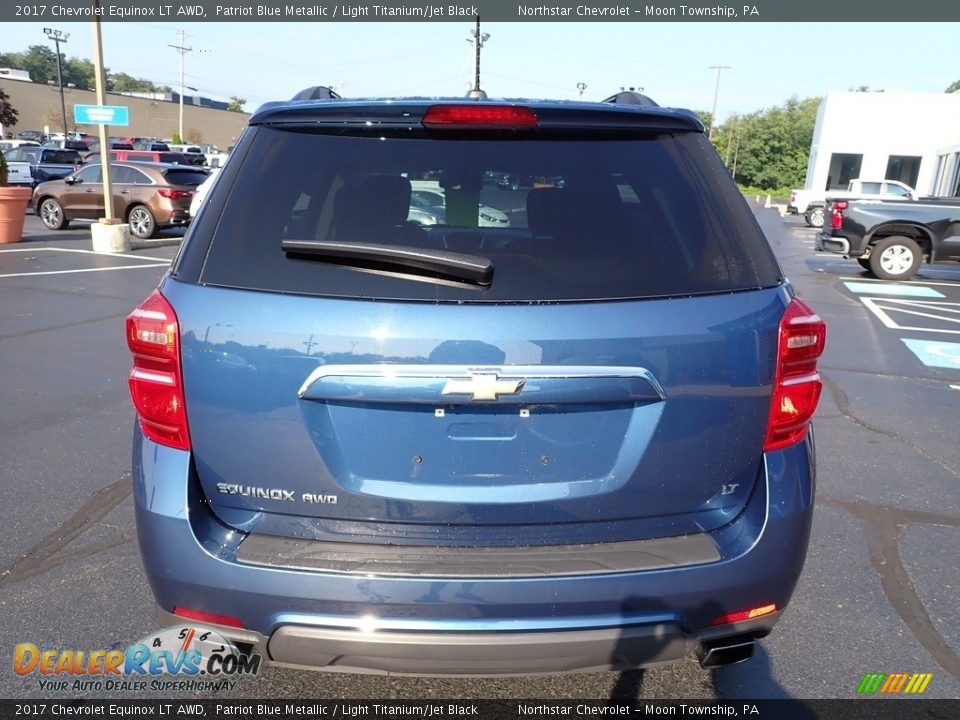 2017 Chevrolet Equinox LT AWD Patriot Blue Metallic / Light Titanium/Jet Black Photo #6