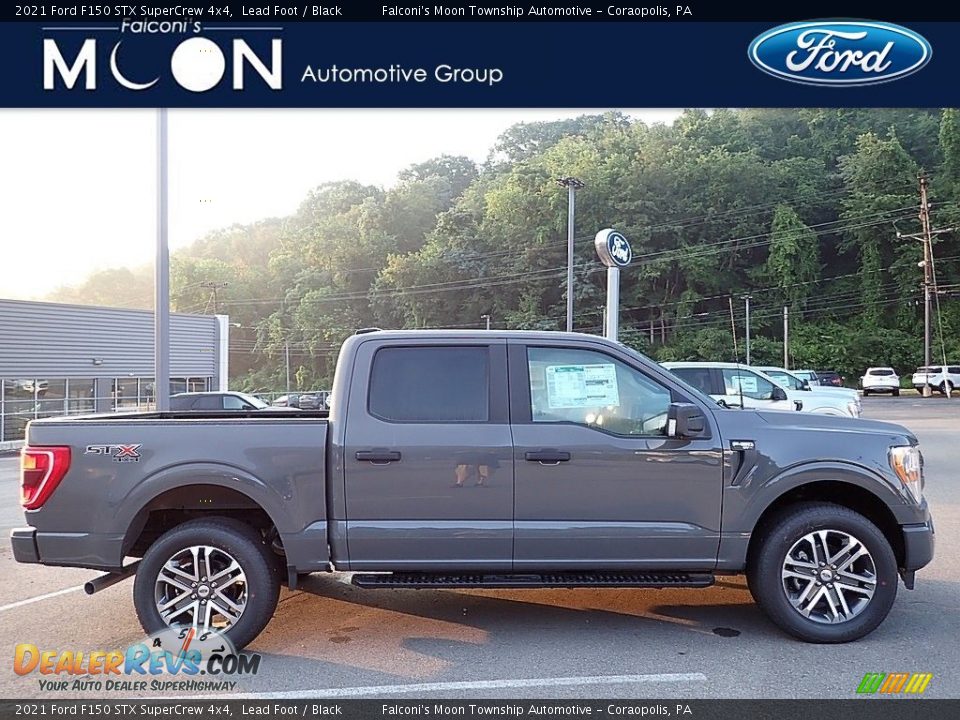 2021 Ford F150 STX SuperCrew 4x4 Lead Foot / Black Photo #1