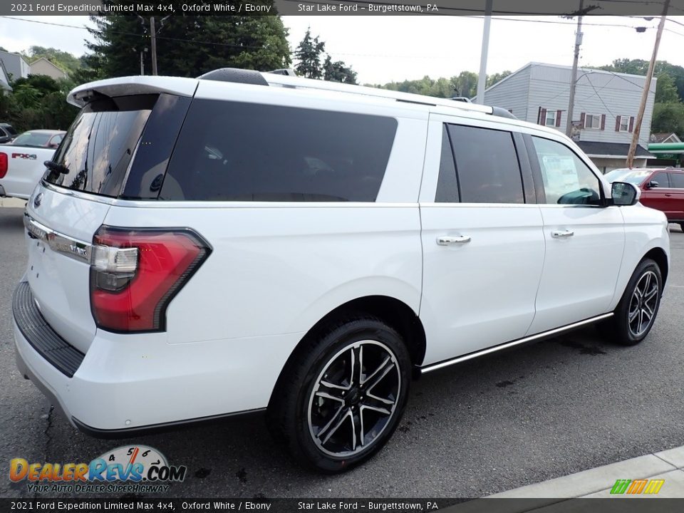 2021 Ford Expedition Limited Max 4x4 Oxford White / Ebony Photo #6