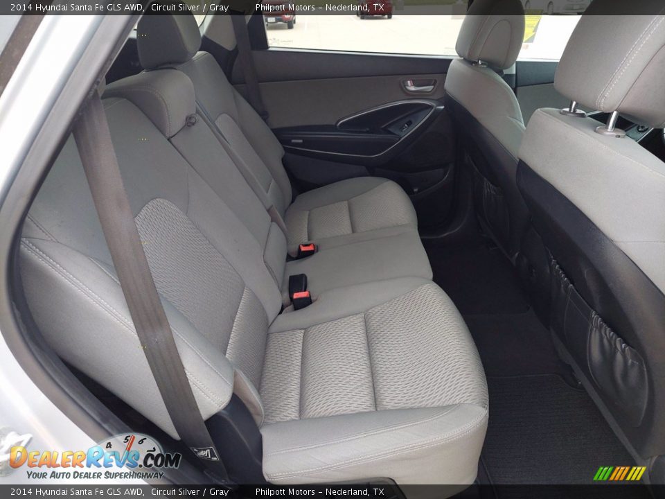 Rear Seat of 2014 Hyundai Santa Fe GLS AWD Photo #26