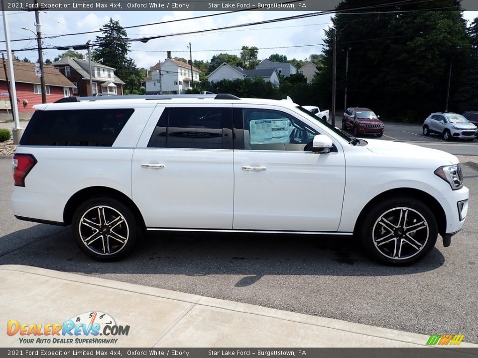 2021 Ford Expedition Limited Max 4x4 Oxford White / Ebony Photo #7