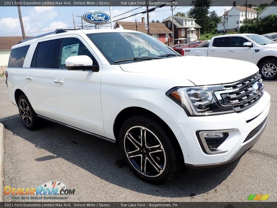 2021 Ford Expedition Limited Max 4x4 Oxford White / Ebony Photo #8