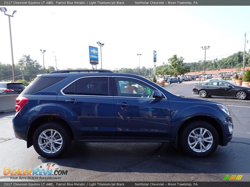 2017 Chevrolet Equinox LT AWD Patriot Blue Metallic / Light Titanium/Jet Black Photo #10