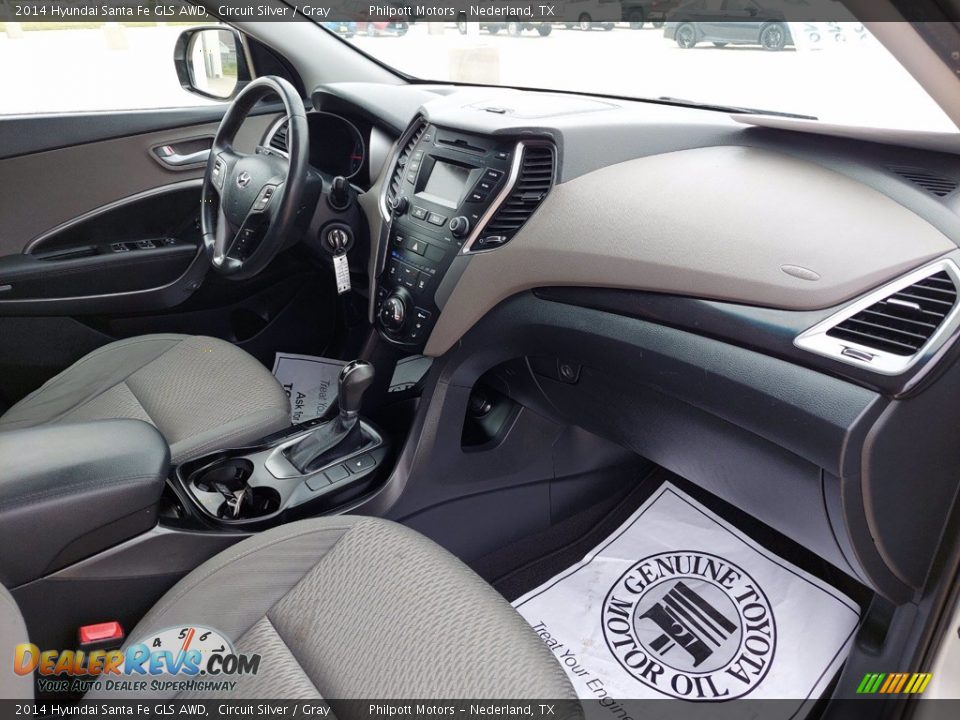 Dashboard of 2014 Hyundai Santa Fe GLS AWD Photo #29