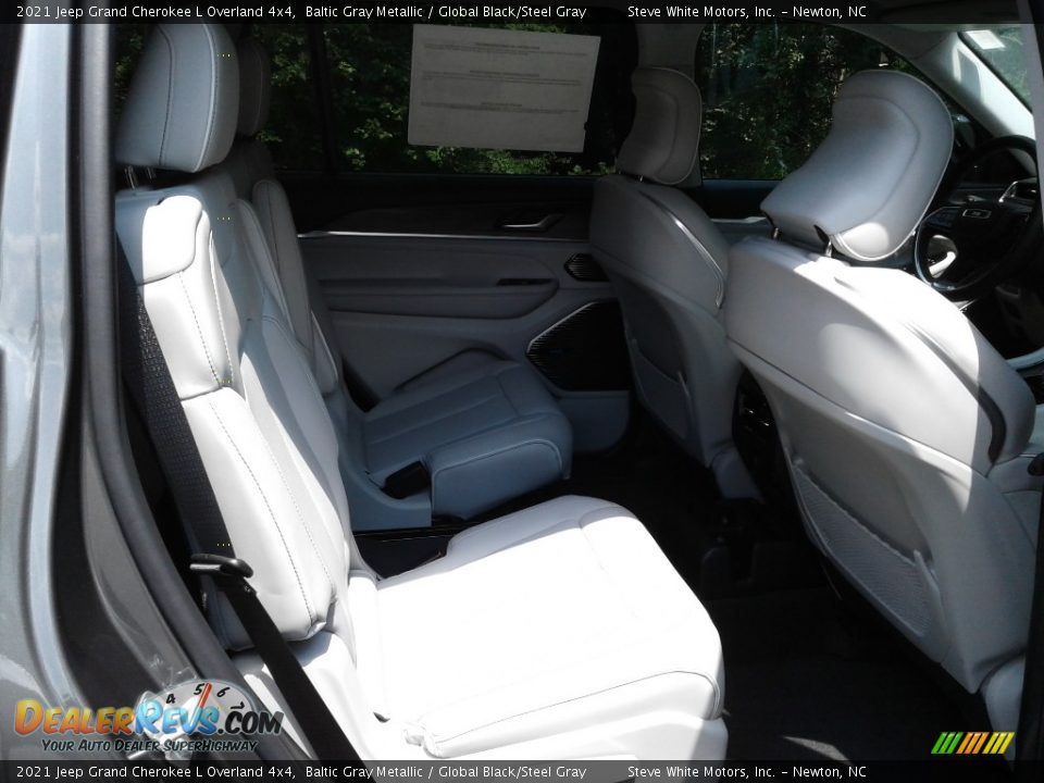 Rear Seat of 2021 Jeep Grand Cherokee L Overland 4x4 Photo #18