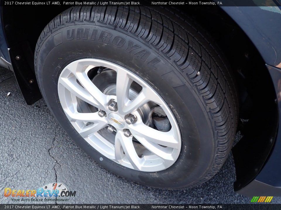 2017 Chevrolet Equinox LT AWD Patriot Blue Metallic / Light Titanium/Jet Black Photo #14