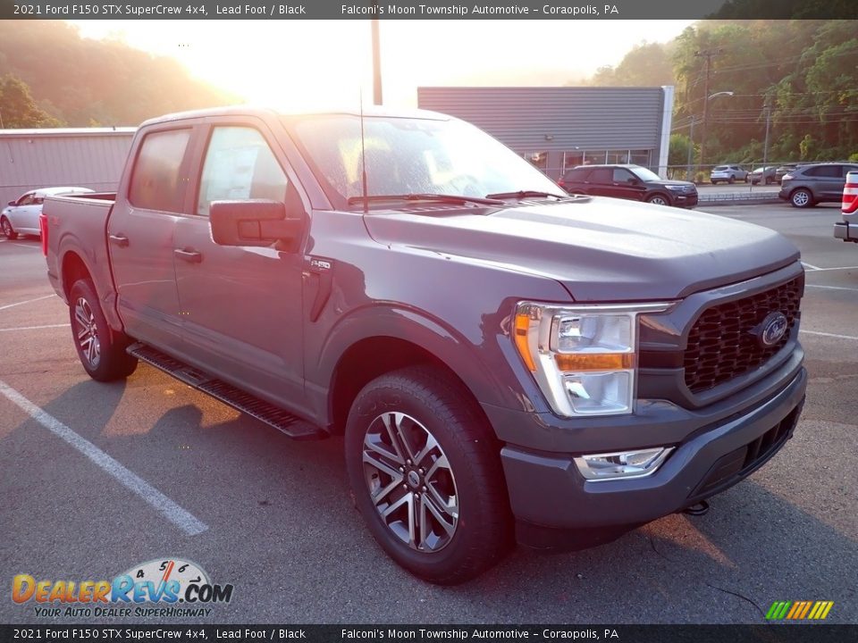 2021 Ford F150 STX SuperCrew 4x4 Lead Foot / Black Photo #8