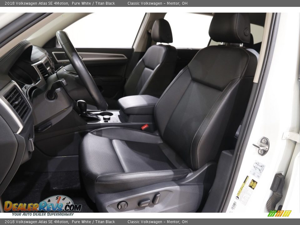 2018 Volkswagen Atlas SE 4Motion Pure White / Titan Black Photo #5