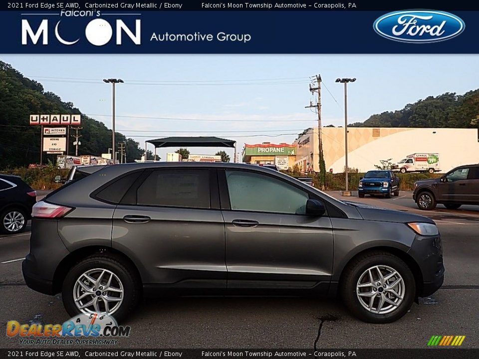 2021 Ford Edge SE AWD Carbonized Gray Metallic / Ebony Photo #1