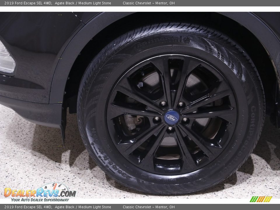 2019 Ford Escape SEL 4WD Agate Black / Medium Light Stone Photo #19