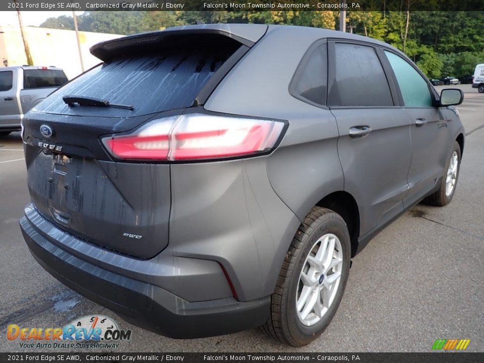 2021 Ford Edge SE AWD Carbonized Gray Metallic / Ebony Photo #2