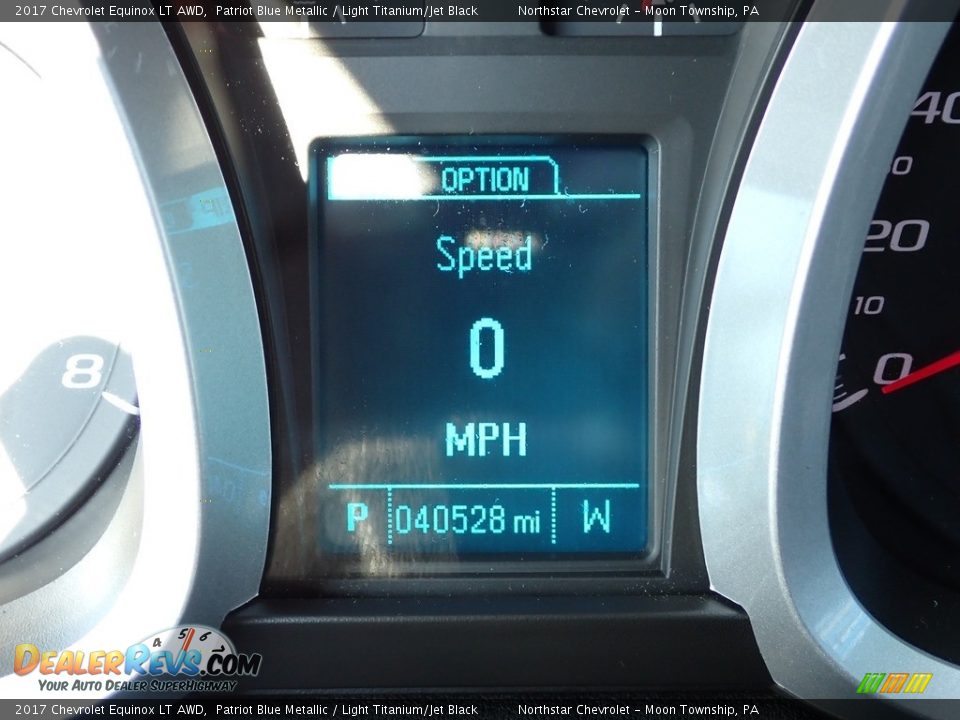 2017 Chevrolet Equinox LT AWD Patriot Blue Metallic / Light Titanium/Jet Black Photo #29