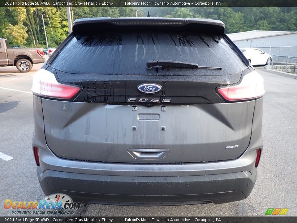 2021 Ford Edge SE AWD Carbonized Gray Metallic / Ebony Photo #3