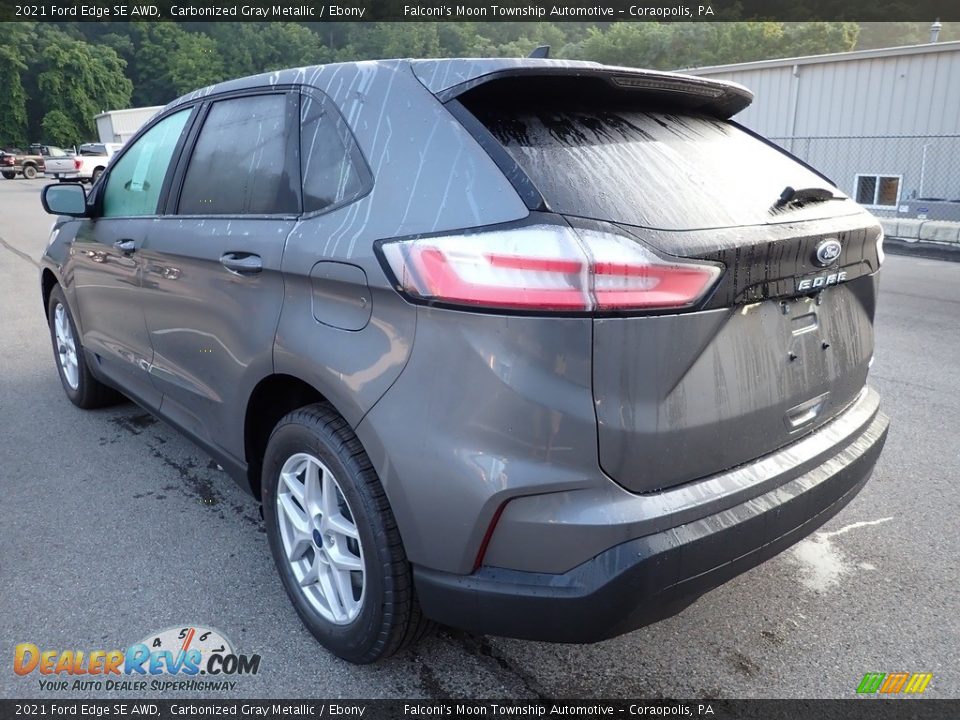 2021 Ford Edge SE AWD Carbonized Gray Metallic / Ebony Photo #5