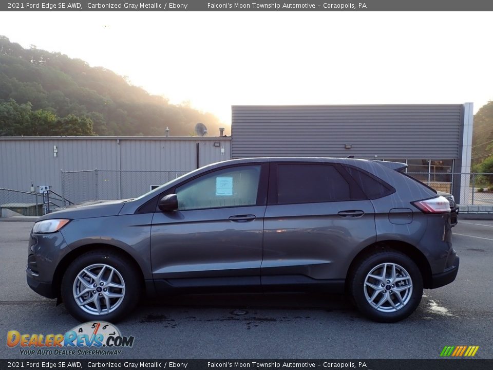 2021 Ford Edge SE AWD Carbonized Gray Metallic / Ebony Photo #6