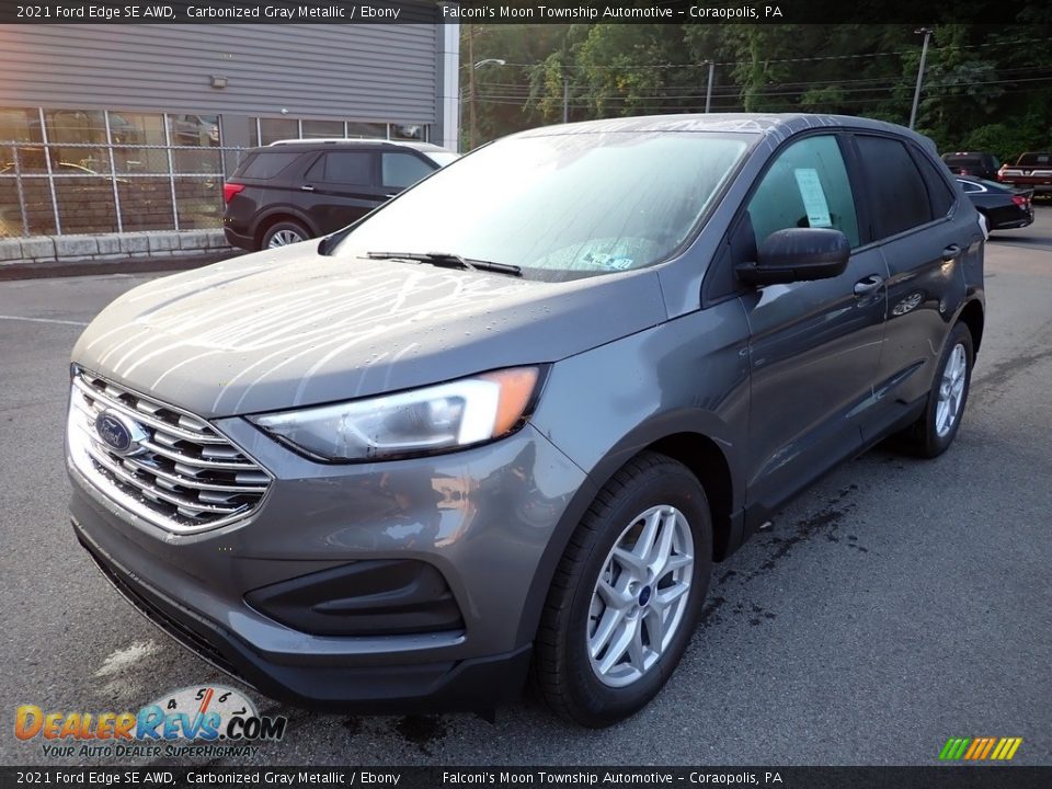 2021 Ford Edge SE AWD Carbonized Gray Metallic / Ebony Photo #7