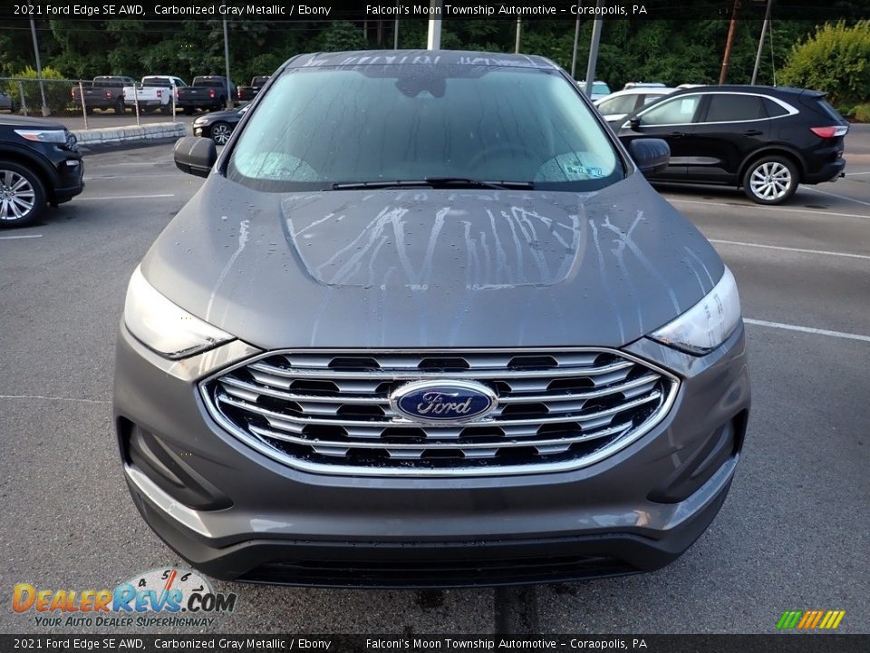 2021 Ford Edge SE AWD Carbonized Gray Metallic / Ebony Photo #8