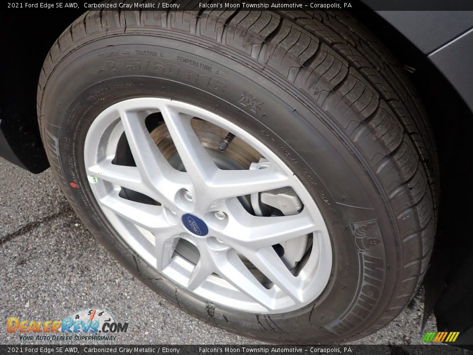 2021 Ford Edge SE AWD Carbonized Gray Metallic / Ebony Photo #9
