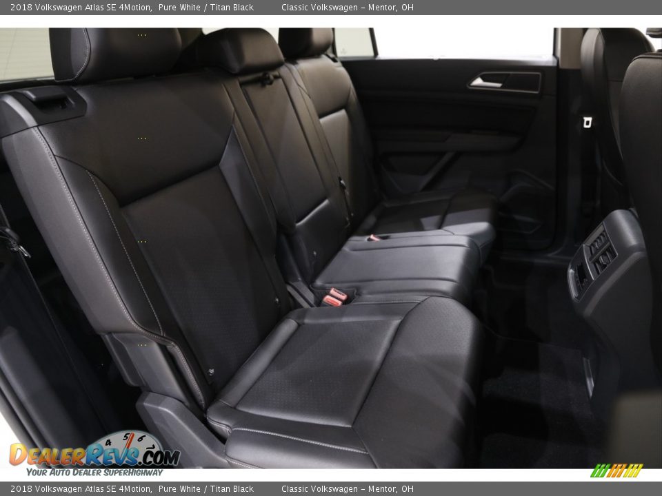 2018 Volkswagen Atlas SE 4Motion Pure White / Titan Black Photo #15