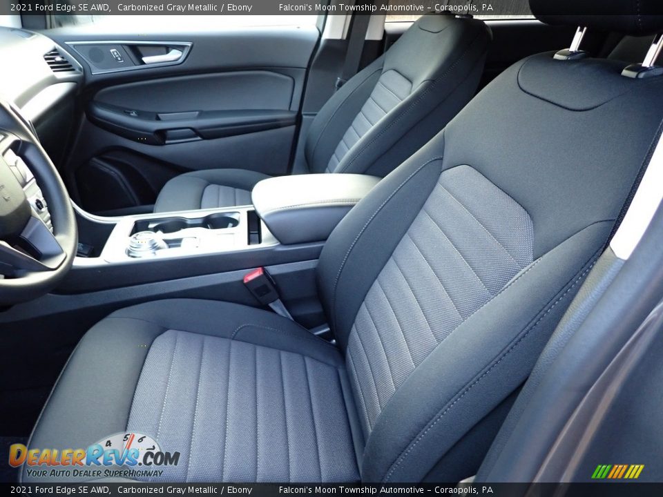 2021 Ford Edge SE AWD Carbonized Gray Metallic / Ebony Photo #10