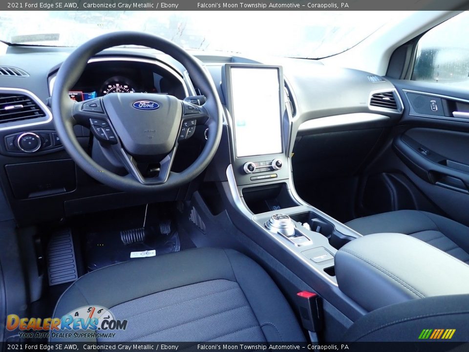 2021 Ford Edge SE AWD Carbonized Gray Metallic / Ebony Photo #12