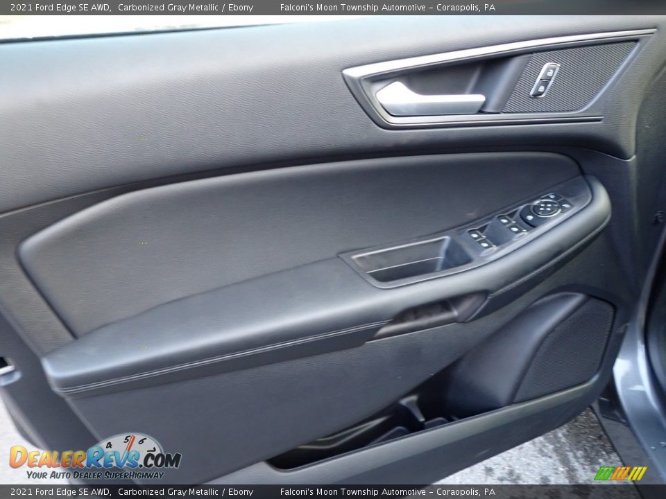 2021 Ford Edge SE AWD Carbonized Gray Metallic / Ebony Photo #14