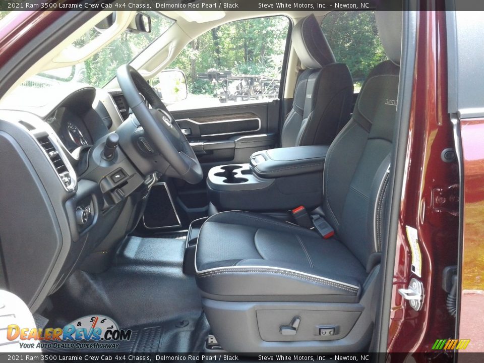 Front Seat of 2021 Ram 3500 Laramie Crew Cab 4x4 Chassis Photo #10