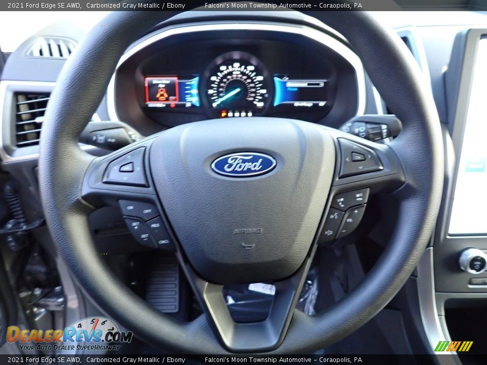 2021 Ford Edge SE AWD Carbonized Gray Metallic / Ebony Photo #16