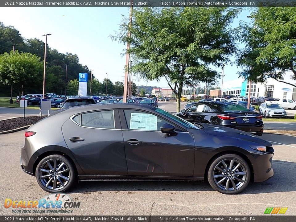 2021 Mazda Mazda3 Preferred Hatchback AWD Machine Gray Metallic / Black Photo #1