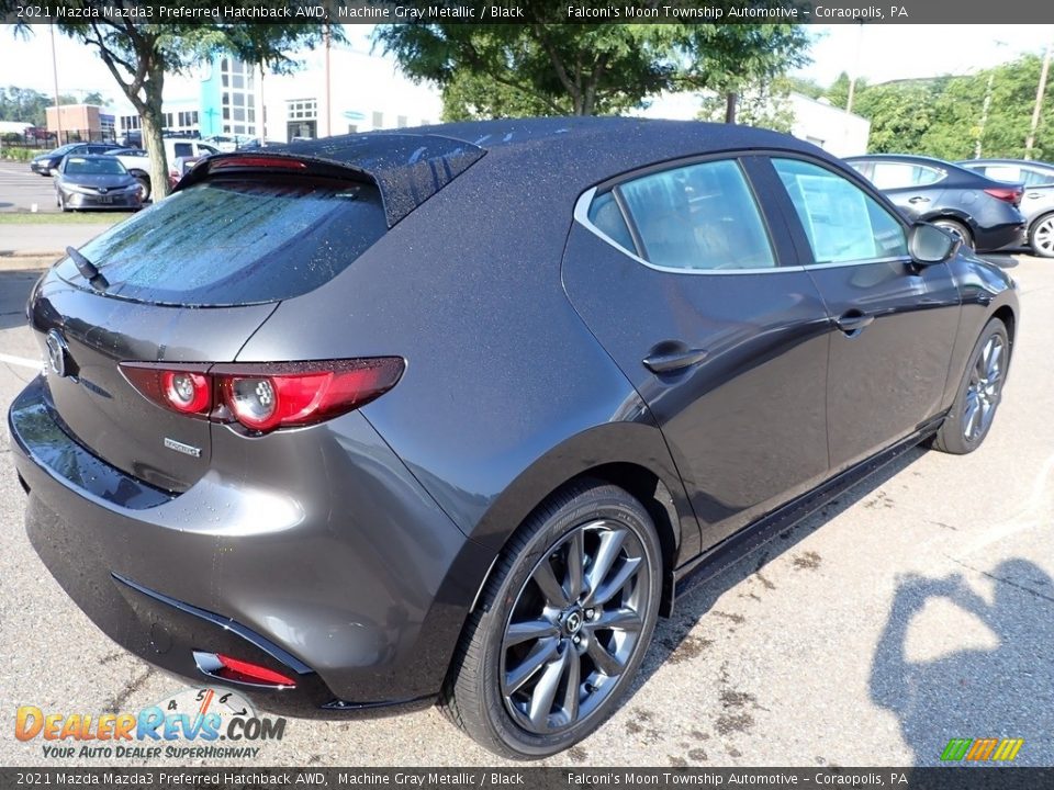 2021 Mazda Mazda3 Preferred Hatchback AWD Machine Gray Metallic / Black Photo #2
