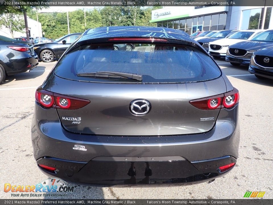 2021 Mazda Mazda3 Preferred Hatchback AWD Machine Gray Metallic / Black Photo #3