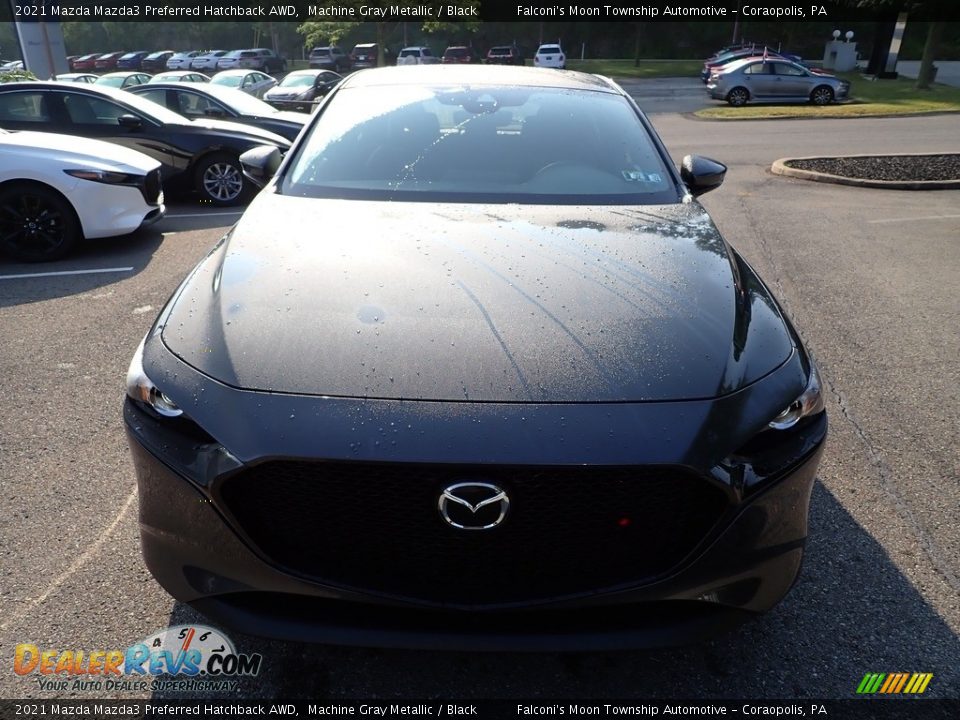 2021 Mazda Mazda3 Preferred Hatchback AWD Machine Gray Metallic / Black Photo #8