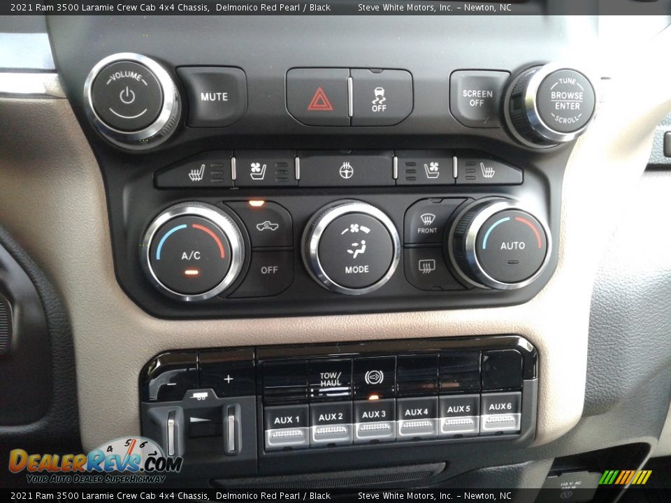 Controls of 2021 Ram 3500 Laramie Crew Cab 4x4 Chassis Photo #24