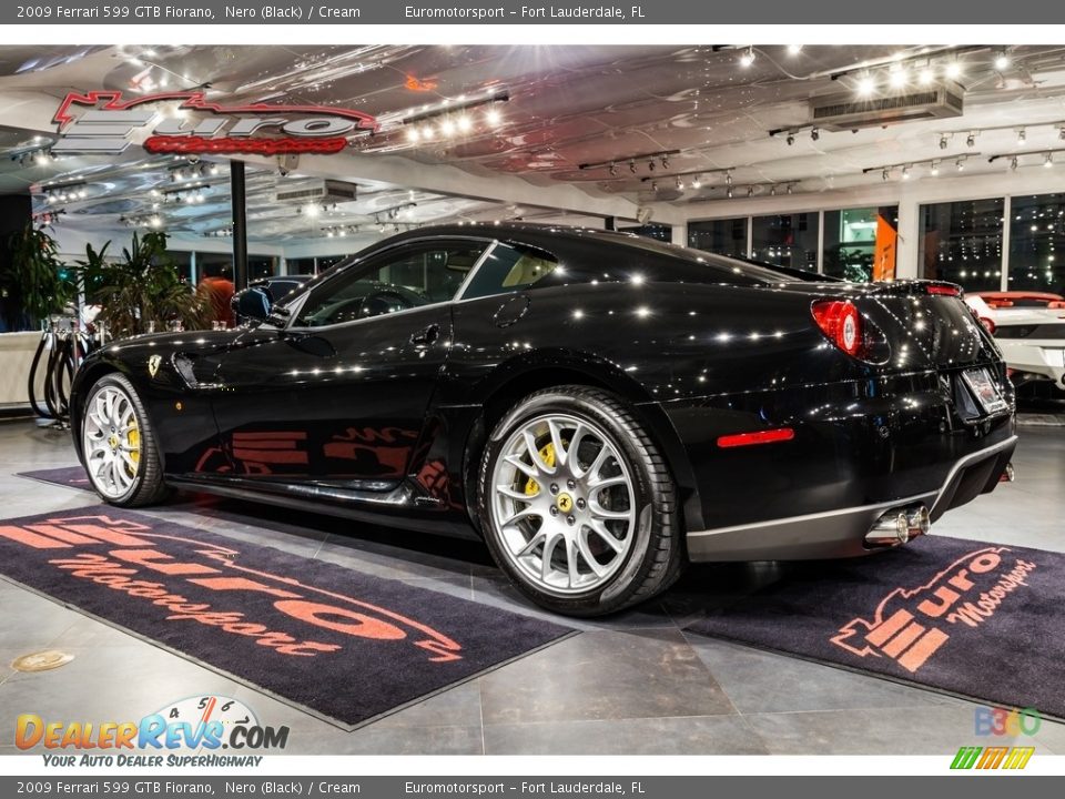 2009 Ferrari 599 GTB Fiorano Nero (Black) / Cream Photo #18