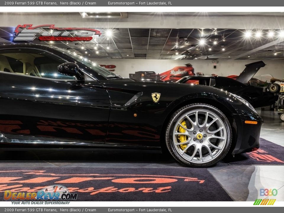 2009 Ferrari 599 GTB Fiorano Nero (Black) / Cream Photo #21