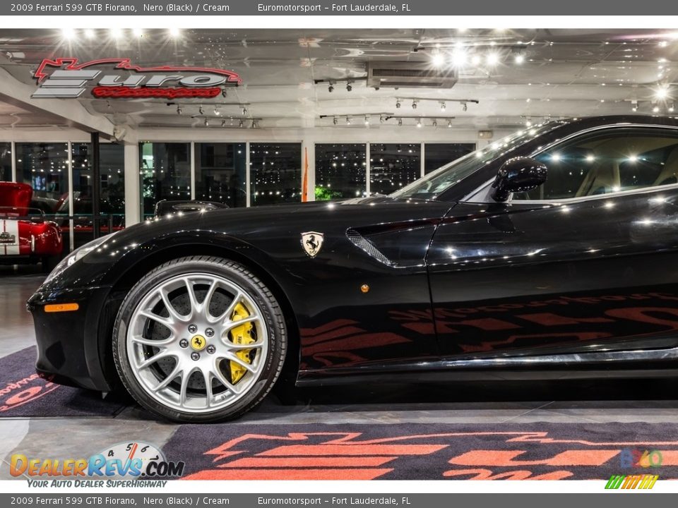 2009 Ferrari 599 GTB Fiorano Nero (Black) / Cream Photo #24