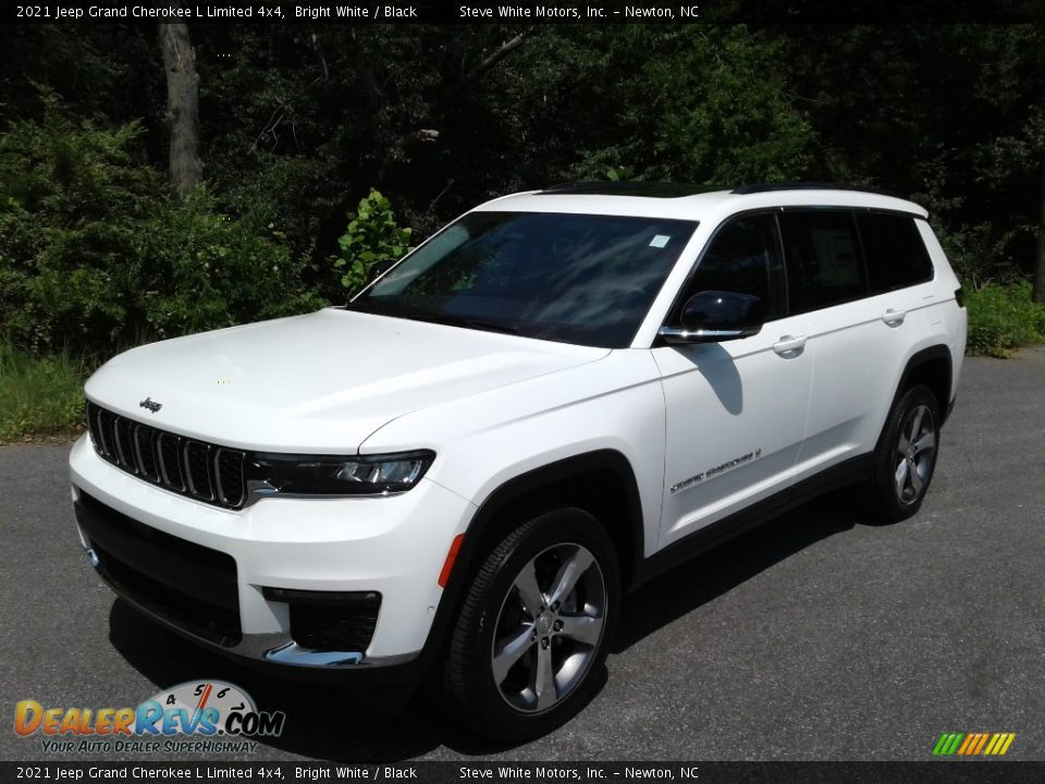 2021 Jeep Grand Cherokee L Limited 4x4 Bright White / Black Photo #2
