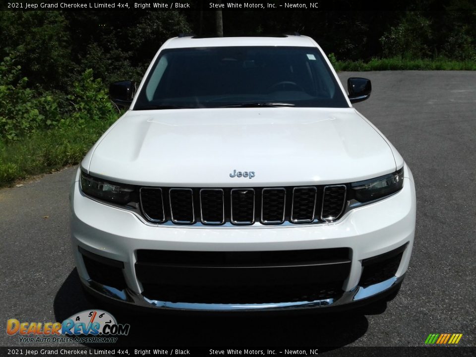 2021 Jeep Grand Cherokee L Limited 4x4 Bright White / Black Photo #3