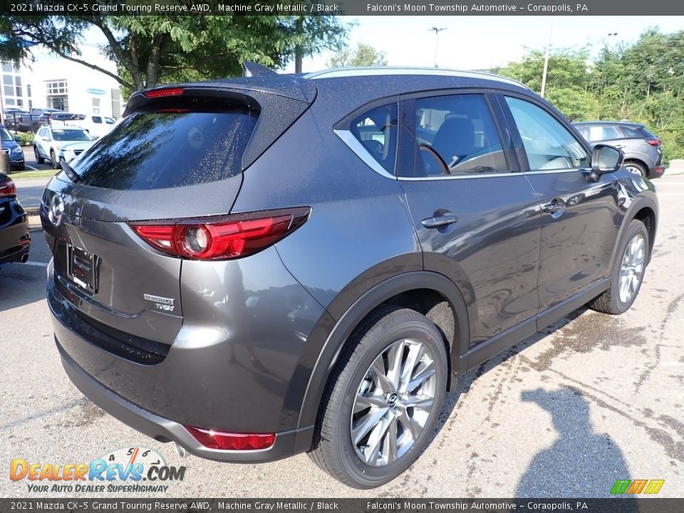 2021 Mazda CX-5 Grand Touring Reserve AWD Machine Gray Metallic / Black Photo #2