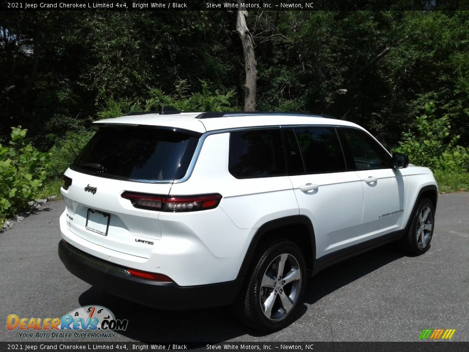 2021 Jeep Grand Cherokee L Limited 4x4 Bright White / Black Photo #6