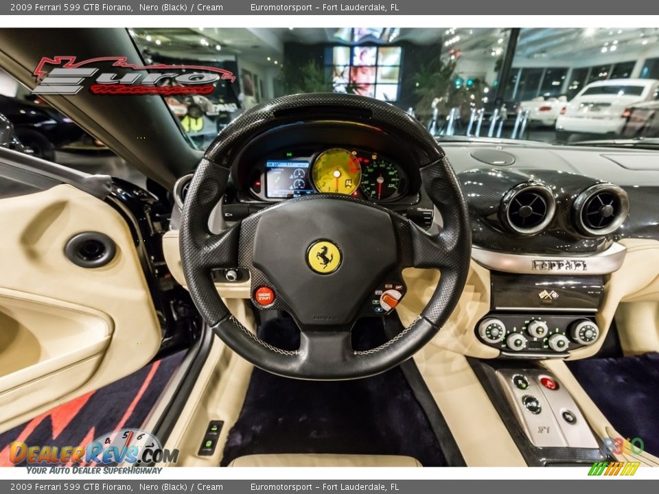 2009 Ferrari 599 GTB Fiorano Nero (Black) / Cream Photo #30
