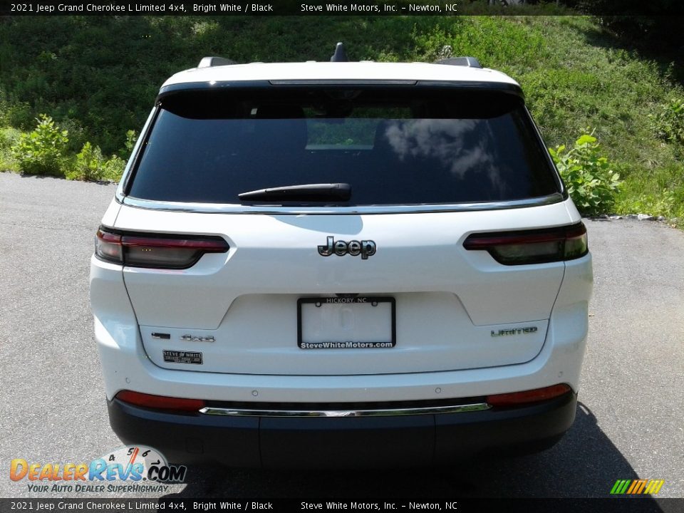 2021 Jeep Grand Cherokee L Limited 4x4 Bright White / Black Photo #7
