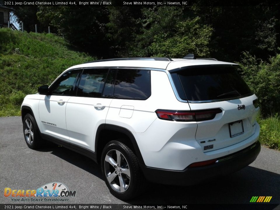 2021 Jeep Grand Cherokee L Limited 4x4 Bright White / Black Photo #8
