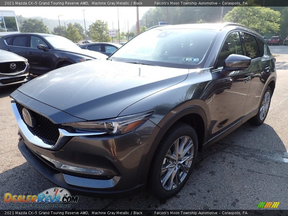 2021 Mazda CX-5 Grand Touring Reserve AWD Machine Gray Metallic / Black Photo #7